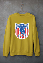 Load image into Gallery viewer, Federal Hockey League Unisex Sweatshirt for Men/Women-Mustard Yellow-Ektarfa.online