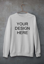 Load image into Gallery viewer, Customized-Custom-Personalized Unisex Sweatshirt for Men/Women-Grey Melange-Ektarfa.online