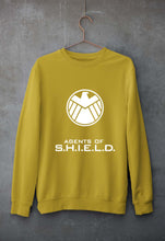 Load image into Gallery viewer, Agents of S.H.I.E.L.D Unisex Sweatshirt for Men/Women-Mustard Yellow-Ektarfa.online