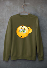Load image into Gallery viewer, Emoji Unisex Sweatshirt for Men/Women-Olive green-Ektarfa.online