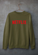 Load image into Gallery viewer, Netflix Unisex Sweatshirt for Men/Women-Olive Green-Ektarfa.online