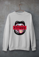 Load image into Gallery viewer, Trippy Unisex Sweatshirt for Men/Women-Grey Melange-Ektarfa.online