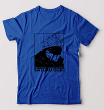 Load image into Gallery viewer, Gojo Satoru Anime T-Shirt for Men-Royal Blue-Ektarfa.online