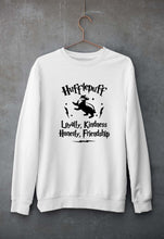 Load image into Gallery viewer, Hufflepuff Harry Potter Unisex Sweatshirt for Men/Women-White-Ektarfa.online
