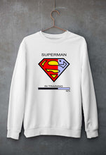 Load image into Gallery viewer, Superman Gym Unisex Sweatshirt for Men/Women-White-Ektarfa.online