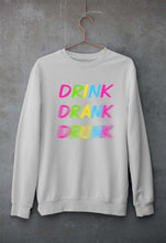 Load image into Gallery viewer, Drink Alcoholic Unisex Sweatshirt for Men/Women-Grey Melange-Ektarfa.online