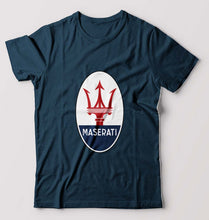 Load image into Gallery viewer, Maserati T-Shirt for Men-Petrol Blue-Ektarfa.online