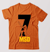 Load image into Gallery viewer, MS Dhoni (MSD) T-Shirt for Men-Orange-Ektarfa.online