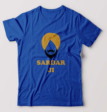 Load image into Gallery viewer, Sardar JI T-Shirt for Men-Royal Blue-Ektarfa.online