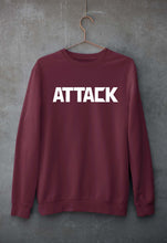 Load image into Gallery viewer, Attack Unisex Sweatshirt for Men/Women-Maroon-Ektarfa.online