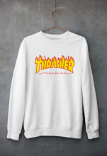 Load image into Gallery viewer, Thrasher Unisex Sweatshirt for Men/Women-White-Ektarfa.online