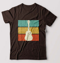 Load image into Gallery viewer, Guitar T-Shirt for Men-Coffee Brown-Ektarfa.online