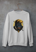 Load image into Gallery viewer, Hip Hop Gorilla Unisex Sweatshirt for Men/Women-Grey Melange-Ektarfa.online