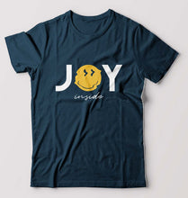 Load image into Gallery viewer, Joy Emoji T-Shirt for Men-Petrol Blue-Ektarfa.online