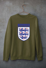 Load image into Gallery viewer, England Football Unisex Sweatshirt for Men/Women-Olive Green-Ektarfa.online