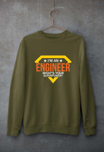 Load image into Gallery viewer, Engineer Unisex Sweatshirt for Men/Women-Olive Green-Ektarfa.online