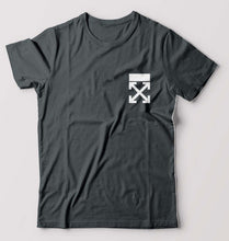 Load image into Gallery viewer, off White logo T-Shirt for Men-Steel grey-Ektarfa.online