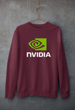 Load image into Gallery viewer, Nvidia Unisex Sweatshirt for Men/Women-Maroon-Ektarfa.online