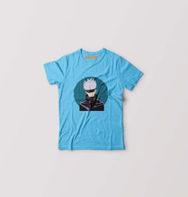 Load image into Gallery viewer, Gojo Satoru Anime Kids T-Shirt for Boy/Girl-Light Blue-Ektarfa.online