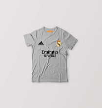 Load image into Gallery viewer, Real Madrid 2021-22 Kids T-Shirt for Boy/Girl-Grey-Ektarfa.online