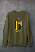 Load image into Gallery viewer, Belgium Football Unisex Sweatshirt for Men/Women-Olive Green-Ektarfa.online