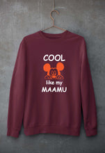 Load image into Gallery viewer, Cool Like My Maamu Unisex Sweatshirt for Men/Women-Maroon-Ektarfa.online