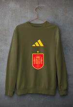 Load image into Gallery viewer, Spain Football Unisex Sweatshirt for Men/Women-Olive Green-Ektarfa.online
