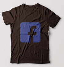 Load image into Gallery viewer, Facebook T-Shirt for Men-Coffee Brown-Ektarfa.online