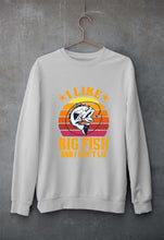 Load image into Gallery viewer, Fishing Unisex Sweatshirt for Men/Women-Grey Melange-Ektarfa.online