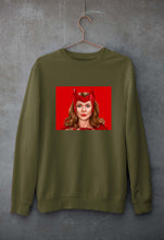Load image into Gallery viewer, Scarlet Witch Wanda Unisex Sweatshirt for Men/Women-Olive Green-Ektarfa.online