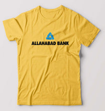 Load image into Gallery viewer, Allahabad Bank T-Shirt for Men-Golden Yellow-Ektarfa.online