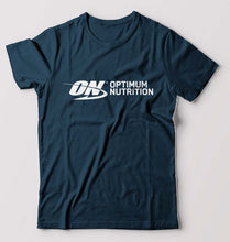 Load image into Gallery viewer, optimum nutrition (ON) T-Shirt for Men-Petrol Blue-Ektarfa.online