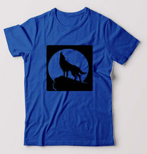 Load image into Gallery viewer, Wolf T-Shirt for Men-Royal Blue-Ektarfa.online
