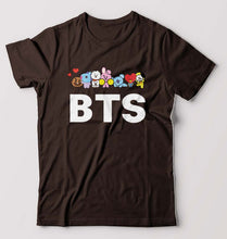 Load image into Gallery viewer, BTS T-Shirt for Men-Coffee Brown-Ektarfa.online