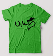 Load image into Gallery viewer, Horse Riding T-Shirt for Men-flag green-Ektarfa.online