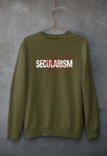 Load image into Gallery viewer, Secularism Unisex Sweatshirt for Men/Women-Olive Green-Ektarfa.online
