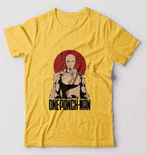 Load image into Gallery viewer, One-Punch Man T-Shirt for Men-Golden Yellow-Ektarfa.online