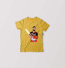 Load image into Gallery viewer, Virat Kohli Kids T-Shirt for Boy/Girl-Golden Yellow-Ektarfa.online