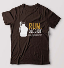 Load image into Gallery viewer, Rum T-Shirt for Men-Coffee Brown-Ektarfa.online
