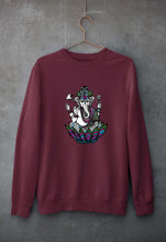 Load image into Gallery viewer, Psychedelic Ganesha Unisex Sweatshirt for Men/Women-Maroon-Ektarfa.online