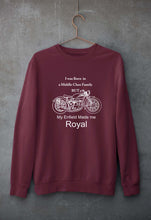 Load image into Gallery viewer, My Enfield made me Royal Unisex Sweatshirt for Men/Women-Maroon-Ektarfa.online