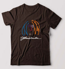 Load image into Gallery viewer, John Lennon T-Shirt for Men-Coffee Brown-Ektarfa.online