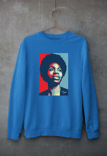 Load image into Gallery viewer, Nina Simone Unisex Sweatshirt for Men/Women-Royal blue-Ektarfa.online