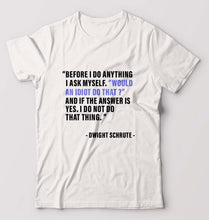 Load image into Gallery viewer, Dwight Schrute T-Shirt for Men-White-Ektarfa.online