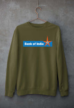 Load image into Gallery viewer, Bank of India Unisex Sweatshirt for Men/Women-Olive Green-Ektarfa.online