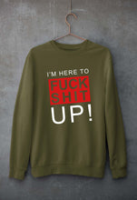 Load image into Gallery viewer, Fuck Unisex Sweatshirt for Men/Women-Olive Green-Ektarfa.online