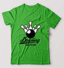 Load image into Gallery viewer, Bowling Champion T-Shirt for Men-flag green-Ektarfa.online