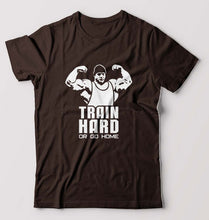 Load image into Gallery viewer, Gym T-Shirt for Men-Coffee Brown-Ektarfa.online