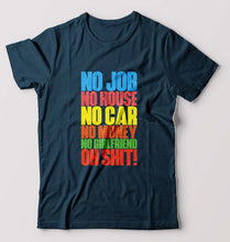 Load image into Gallery viewer, Oh Shit Funny T-Shirt for Men-Petrol Blue-Ektarfa.online