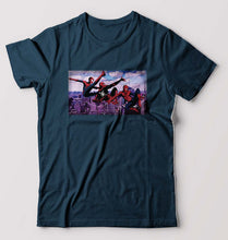 Load image into Gallery viewer, Spiderman Superhero T-Shirt for Men-Petrol Blue-Ektarfa.online
